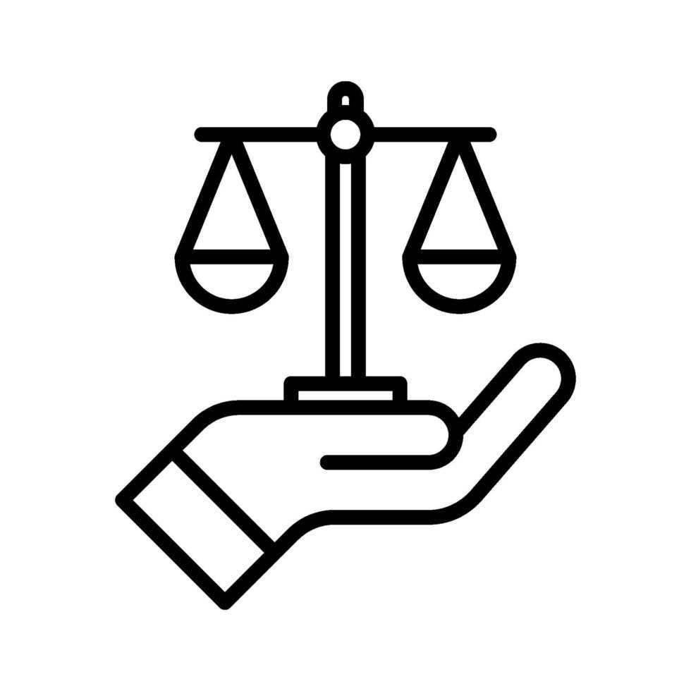 Ícone representando a balança da justiça
